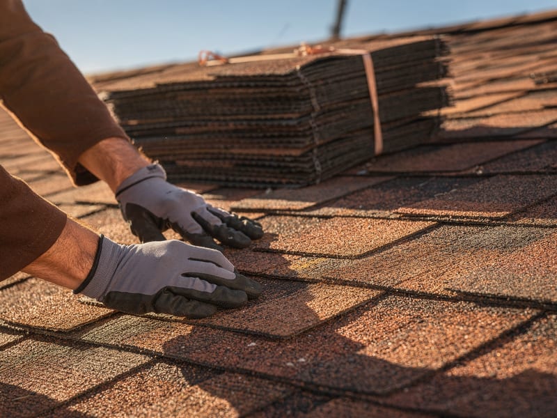 Roof inspection photo